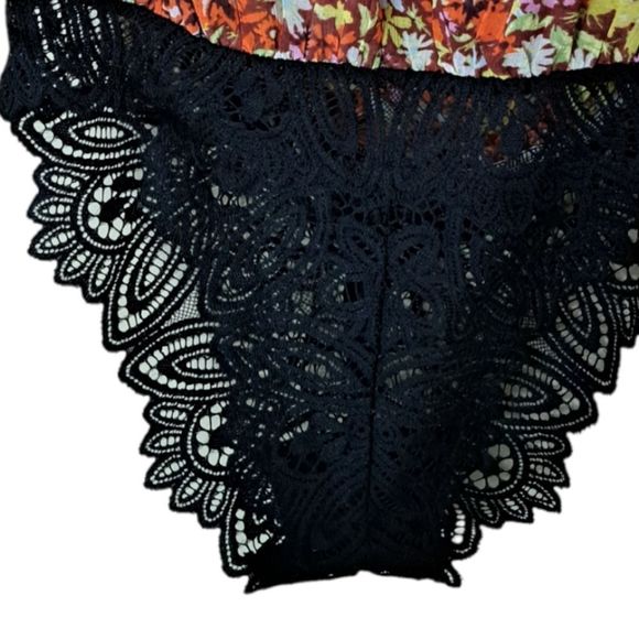 Free People Intimately Say It To Me Bodysuit in Red Sienna Comb NWT - Picture 7 of 12